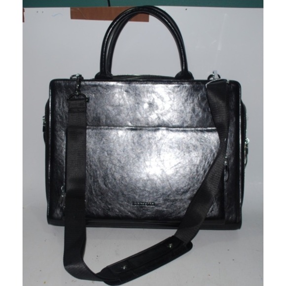 BOSTANTEN Women Leather Briefcase Tote Vintage Business Handbag – Used - Picture 1 of 5